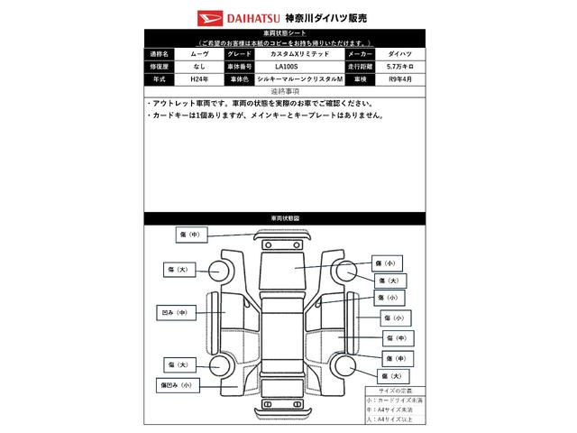 ムーヴカスタム　Ｘリミテッドカーナビ　Ｂカメラ　オートエアコン　Ｐスタート　エコアイドル　エコモード　電動格納ミラー　パワーウインドウ　アルミホイール　キーフリー（神奈川県）の中古車