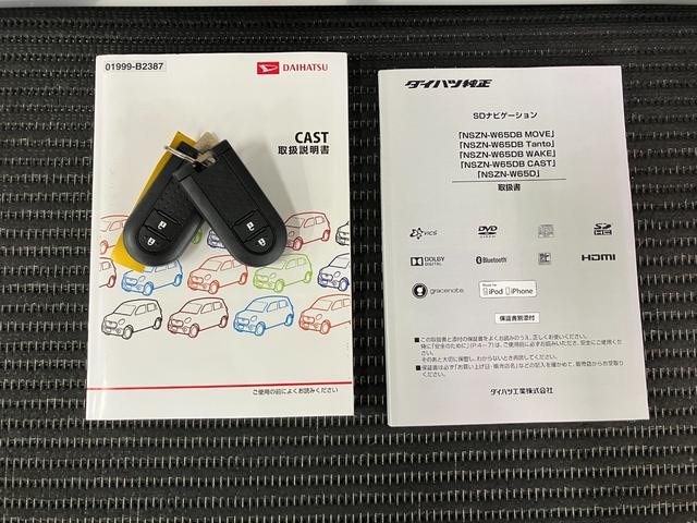 キャストアクティバG SAIIカーナビ デザインフィルムトップ Bカメラ ステアリングスイッチ Pスタート エコアイドル 横滑り防止機能 誤発進抑制機能 電動格納ミラー パワーウインドウ キーフリー(神奈川県)の中古車