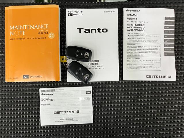 タントカスタムＲＳカーナビ　ドラレコ　ＥＴＣ　ミラクルオープンドア　両側オートスライドドア　ステアリングスイッチ　オートエアコン　ミラクルウォークスルー　コーナーセンサー　Ｂカメラ　キーフリー（神奈川県）の中古車