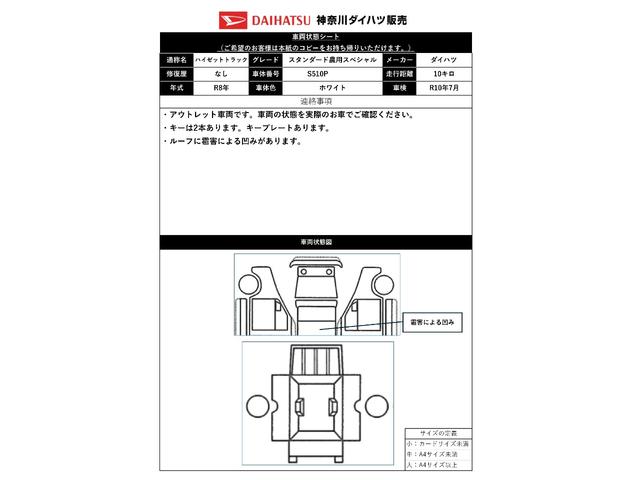 ハイゼットトラックスタンダード 農用スペシャル ひょう害車4WD 5段マニュアルシフト 三方開 ラジオ エアコン アイドリングストップ 横滑り防止機能 誤発進抑制機能 荷台作業灯 パワーステアリング(神奈川県)の中古車