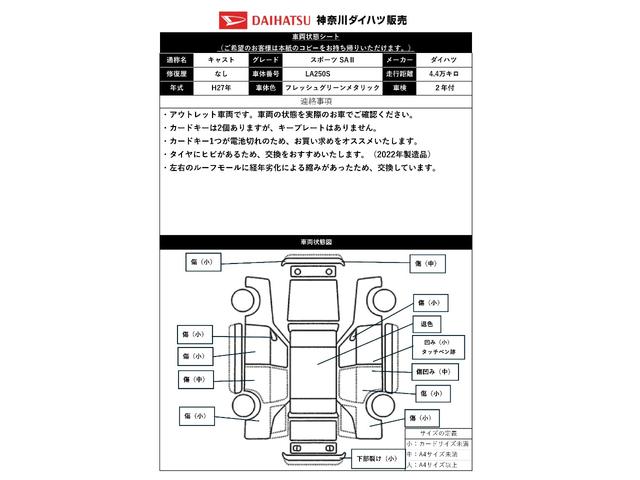 キャストスポーツＳＡII（神奈川県）の中古車