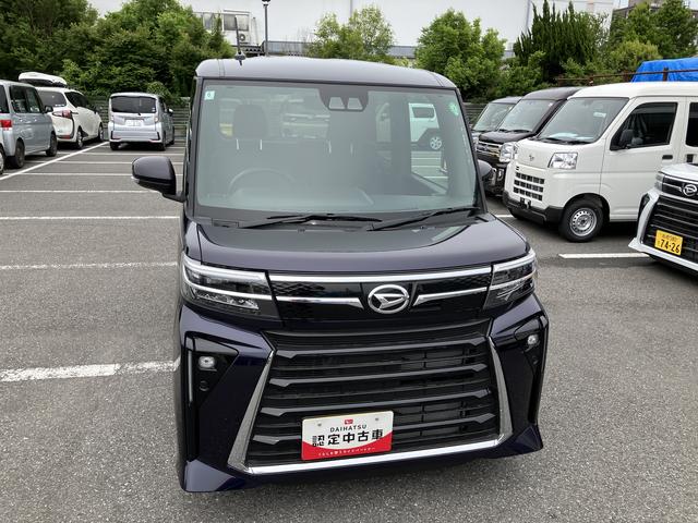 タントカスタムＸバックカメラ　両側電動スライドドア　シートヒーター　電動パーキングブレーキ　ＬＥＤヘッドライト＆フォグランプ　オートライト　上下２段調節式デッキボード　コーナーセンサー　衝突被害軽減ブレーキ（千葉県）の中古車