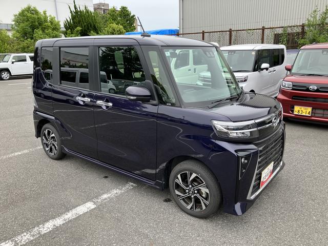 タントカスタムＸバックカメラ　両側電動スライドドア　シートヒーター　電動パーキングブレーキ　ＬＥＤヘッドライト＆フォグランプ　オートライト　上下２段調節式デッキボード　コーナーセンサー　衝突被害軽減ブレーキ（千葉県）の中古車