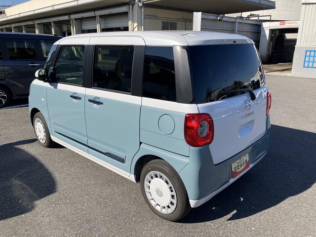 ムーヴキャンバスストライプスＧ両側パワースライドドア／ＬＥＤヘッドランプ／オートライト／シートヒーター／次世代スマートアシスト／バックカメラ／キーフリー／ベンチシート／コーナーセンサー／サイドエアバック（千葉県）の中古車