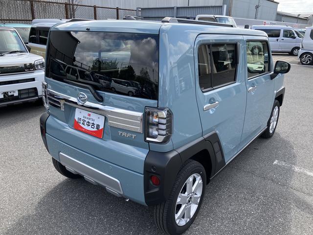 タフトＧターボ　クロムベンチャー全周囲モニター　ガラスルーフ　ルーフレール　ＬＥＤヘッドランプ　オートライト　オートハイビーム　コーナーセンサー　シートヒーター　電動駐車ブレーキ　オートホールド機能　革巻ステアリング　アルミホイール（千葉県）の中古車
