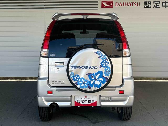 テリオスキッドカスタムＸアルミホイール　インタークーラーターボ　電動格納式ドアミラー（奈良県）の中古車