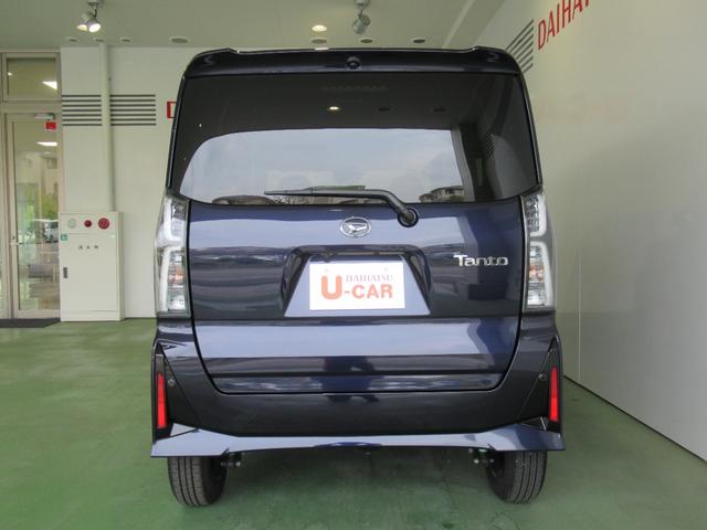 タントカスタムＸ４ＷＤ　ディスプレイオーディオ　プッシュボタンスタート　両側電動スライドドア　衝突被害軽減システム　コ−ナ−センサ−　アイドリングストップ機能　フロントシートヒーター　バックカメラ　ＬＥＤヘッドライト（奈良県）の中古車