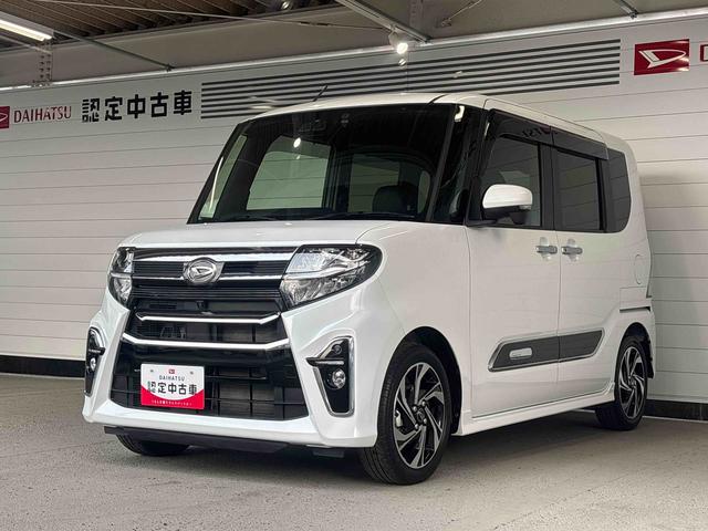 タントカスタムRSスタイルセレクション9インチスタイリッシュメモリーナビ パノラマカメラ ETC ドライブレコーダー オートエアコン フロントシートヒーター 左右パワースライドドア 電動パーキングブレーキ 運転席ロングスライドシート(奈良県)の中古車