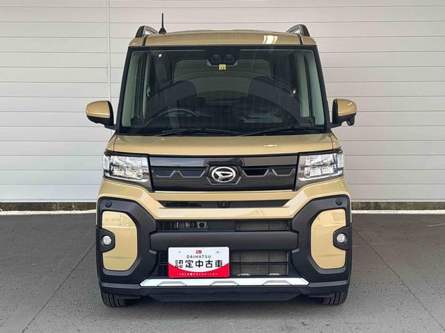 タントファンクロスターボオートエアコン　プッシュボタンスタート　アイドリングストップ　ＥＴＣ　フロントシートヒーター　両側電動スライドドア　ＬＥＤヘッドランプ　パノラマカメラ対応　オーディオ穴（奈良県）の中古車