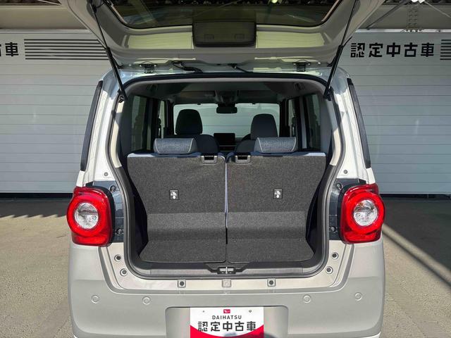 ムーヴキャンバスストライプスＧプッシュボタンスタート　アイドリングストップ　ＬＥＤヘッドランプ　オートエアコン　電動格納式ミラー　フロントシートヒーター　両側パワースライド　オーディオ穴　バックカメラ対応（奈良県）の中古車