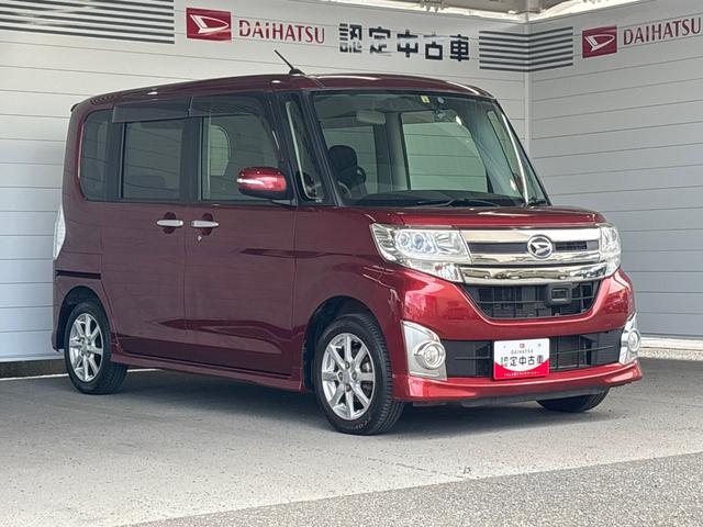 タントカスタムＸ　ＳＡＬＥＤ　運転席エアバック　衝突回避支援システム　助手席側パワースライドドア　アルミホイール　キーフリー　ＡＢＳ　Ｂカメラ（奈良県）の中古車