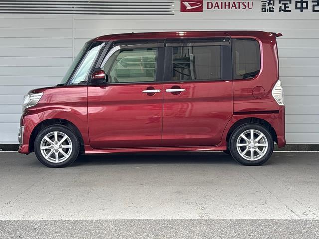 タントカスタムＸ　ＳＡＬＥＤ　運転席エアバック　衝突回避支援システム　助手席側パワースライドドア　アルミホイール　キーフリー　ＡＢＳ　Ｂカメラ（奈良県）の中古車