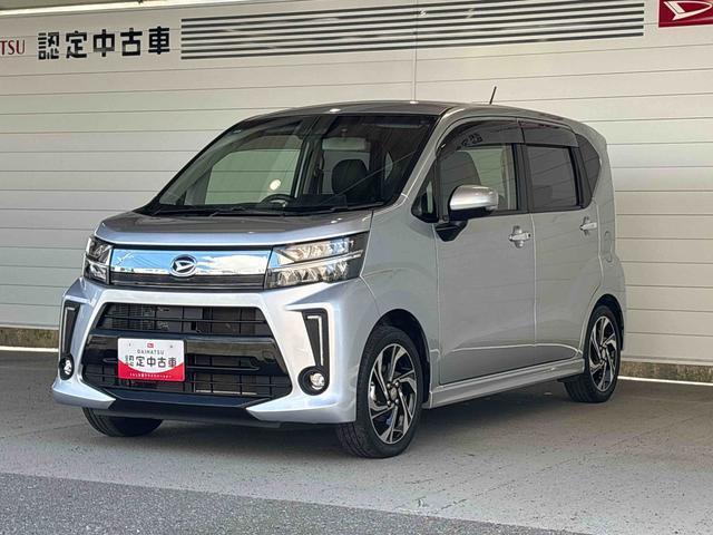 ムーヴカスタム　ＲＳ　ハイパーＳＡIIIターボエンジン　ＬＥＤヘットライト　運転席シートヒーター　ＣＤチューナー　アイドリングストップ　プッシュボタンスタート　オートマチックハイビーム　アルミホイール　電動格納式ミラー（奈良県）の中古車