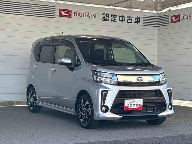 ムーヴカスタム　ＲＳ　ハイパーＳＡIIIターボエンジン　ＬＥＤヘットライト　運転席シートヒーター　ＣＤチューナー　アイドリングストップ　プッシュボタンスタート　オートマチックハイビーム　アルミホイール　電動格納式ミラー（奈良県）の中古車