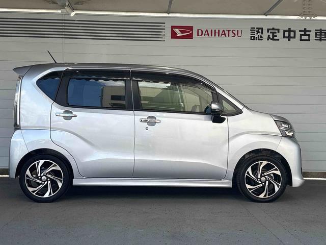 ムーヴカスタム　ＲＳ　ハイパーＳＡIIIターボエンジン　ＬＥＤヘットライト　運転席シートヒーター　ＣＤチューナー　アイドリングストップ　プッシュボタンスタート　オートマチックハイビーム　アルミホイール　電動格納式ミラー（奈良県）の中古車