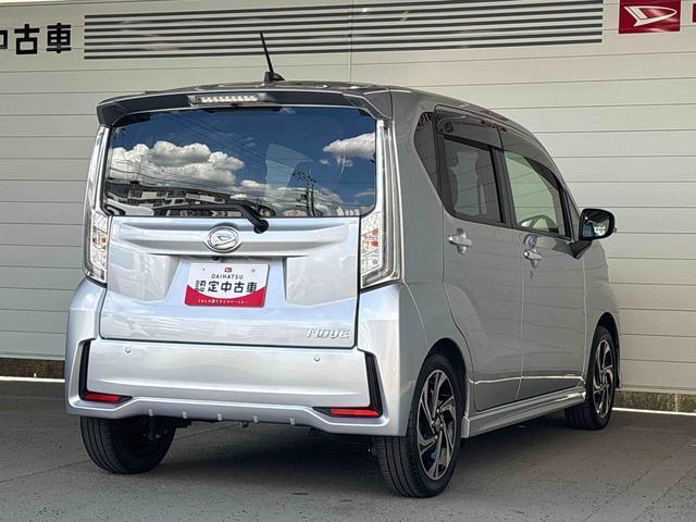ムーヴカスタム　ＲＳ　ハイパーＳＡIIIターボエンジン　ＬＥＤヘットライト　運転席シートヒーター　ＣＤチューナー　アイドリングストップ　プッシュボタンスタート　オートマチックハイビーム　アルミホイール　電動格納式ミラー（奈良県）の中古車