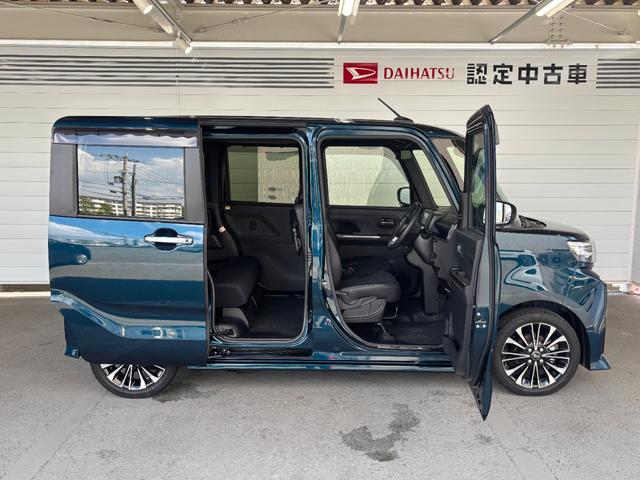 タントカスタムＲＳターボ車　純正ナビ　パノラマモニター　ドライブレコーダー　ＥＴＣ　両側電動スライドドア　運転席・助手席シートヒーター　アルミホイール　電動格納式ドアミラー　電動パーキングブレーキ（奈良県）の中古車