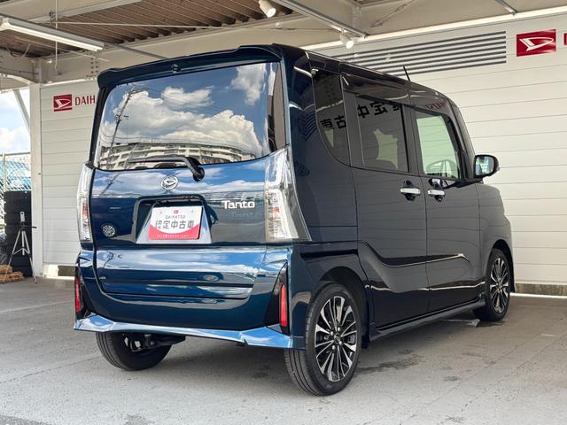 タントカスタムＲＳターボ車　純正ナビ　パノラマモニター　ドライブレコーダー　ＥＴＣ　両側電動スライドドア　運転席・助手席シートヒーター　アルミホイール　電動格納式ドアミラー　電動パーキングブレーキ（奈良県）の中古車