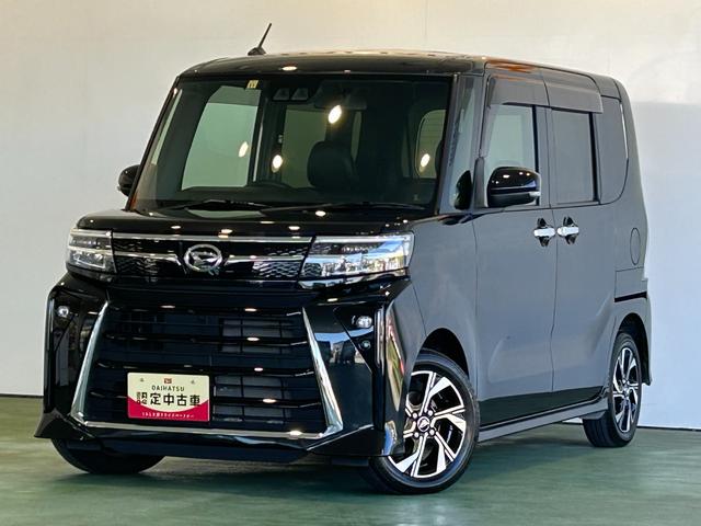 タントカスタムXナビ ETC 両側電動スライドドア プッシュボタンスタ−ト ロングスライドシ−ト コ−ナ−センサ− 衝突被害軽減ブレーキ アイドリングストップ機能 シ−トヒ−タ− バックカメラ LEDヘッドライト(奈良県)の中古車