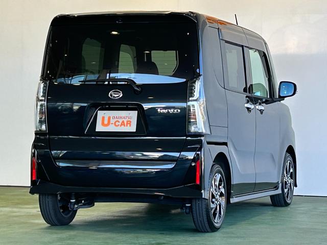 タントカスタムXナビ ETC 両側電動スライドドア プッシュボタンスタ−ト ロングスライドシ−ト コ−ナ−センサ− 衝突被害軽減ブレーキ アイドリングストップ機能 シ−トヒ−タ− バックカメラ LEDヘッドライト(奈良県)の中古車