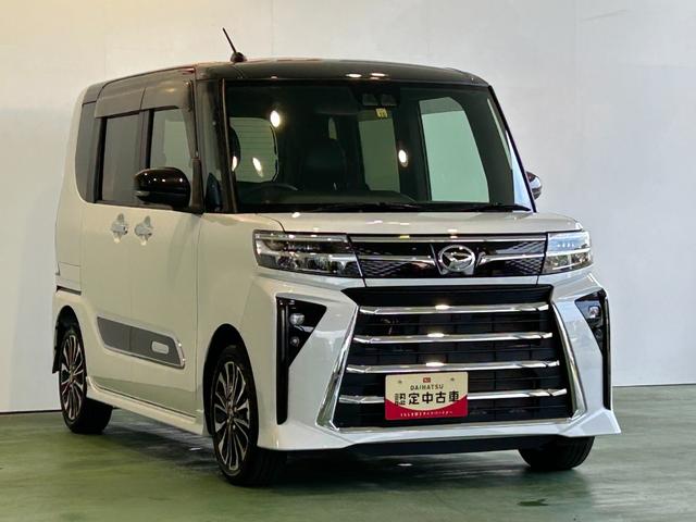 タントカスタムＲＳタ−ボ　バックカメラ対応　電動パーキング　両側電動スライドドア　プッシュボタンスタ−ト　コ−ナ−センサ−　衝突被害軽減ブレーキ　アイドリングストップ機能　シ−トヒ−タ−　ＬＥＤヘッドライト（奈良県）の中古車