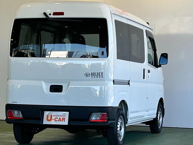 ハイゼットカーゴＤＸラジオチューナー　ＥＴＣ車載器　マニュアルエアコン　運転席・助手席パワーウィンドウ　アイドリングストップ機能　コーナーセンサー　衝突被害軽減ブレーキ　キーレスエントリーシステム（奈良県）の中古車