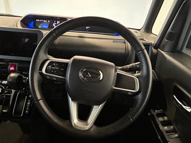 タントカスタムRSタ−ボ バックカメラ対応 ETC 電動パーキング プッシュボタンスタ−ト 両側電動スライドドア コ−ナ−センサ− 衝突被害軽減ブレーキ アイドリングストップ機能 シ−トヒ−タ− LEDヘッドライト(奈良県)の中古車