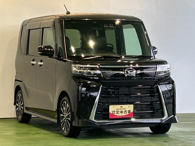 タントカスタムRSタ−ボ バックカメラ対応 ETC 電動パーキング プッシュボタンスタ−ト 両側電動スライドドア コ−ナ−センサ− 衝突被害軽減ブレーキ アイドリングストップ機能 シ−トヒ−タ− LEDヘッドライト(奈良県)の中古車