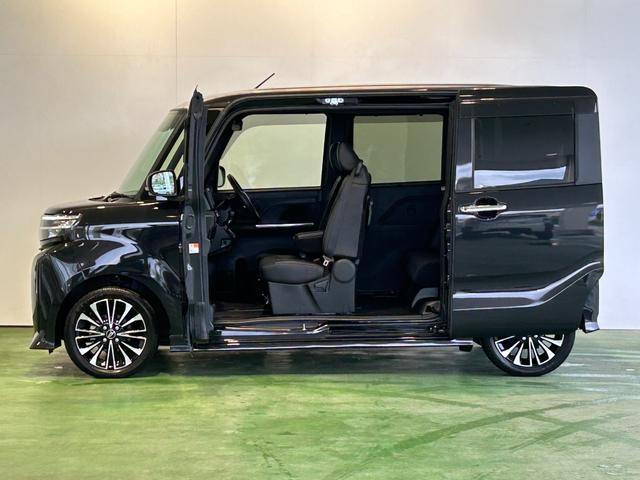 タントカスタムRSタ−ボ バックカメラ対応 ETC 電動パーキング プッシュボタンスタ−ト 両側電動スライドドア コ−ナ−センサ− 衝突被害軽減ブレーキ アイドリングストップ機能 シ−トヒ−タ− LEDヘッドライト(奈良県)の中古車