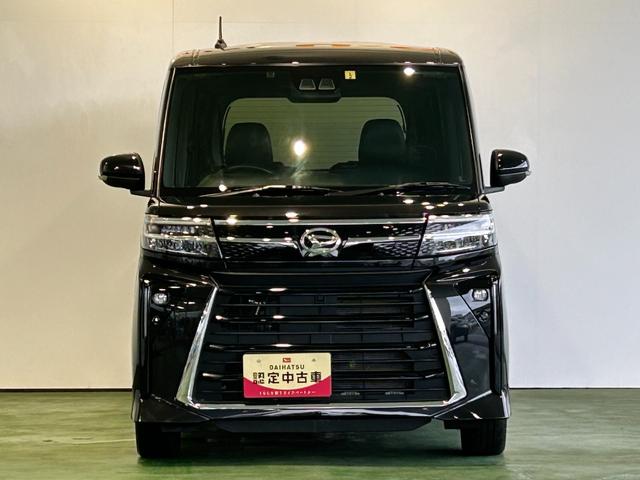 タントカスタムRSタ−ボ バックカメラ対応 ETC 電動パーキング プッシュボタンスタ−ト 両側電動スライドドア コ−ナ−センサ− 衝突被害軽減ブレーキ アイドリングストップ機能 シ−トヒ−タ− LEDヘッドライト(奈良県)の中古車