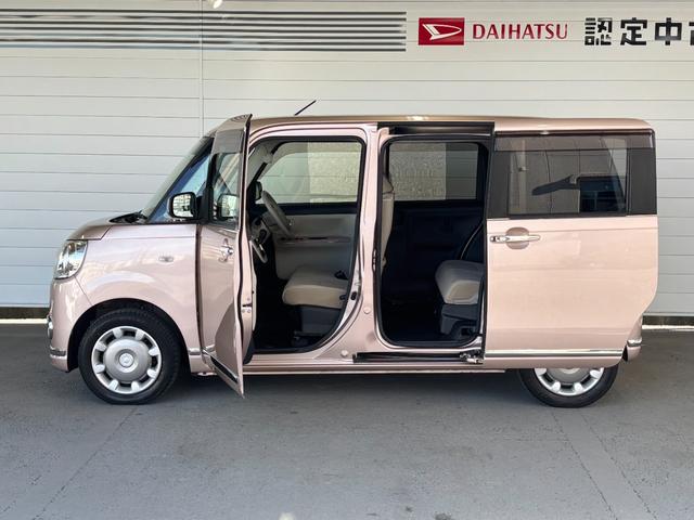 ムーヴキャンバスXリミテッドメイクアップ SAIIナビ バックカメラ ETC車載器 両側電動スライドドア TVコントロール オートエアコン 電動格納式ドアミラー パワーウィンドウ プッシュスタートスイッチ キーフリーシステム アイドリングストップ機能(奈良県)の中古車