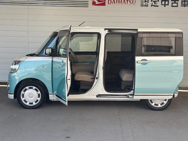 ムーヴキャンバスXメイクアップリミテッド SAIII純正ナビ パノラマモニター 両側電動スライドドア ETC ドライブレコーダー TVコントロール オートエアコン 電動格納式ドアミラー パワーウィンドウ プッシュスタートスイッチ キーフリーシステム(奈良県)の中古車