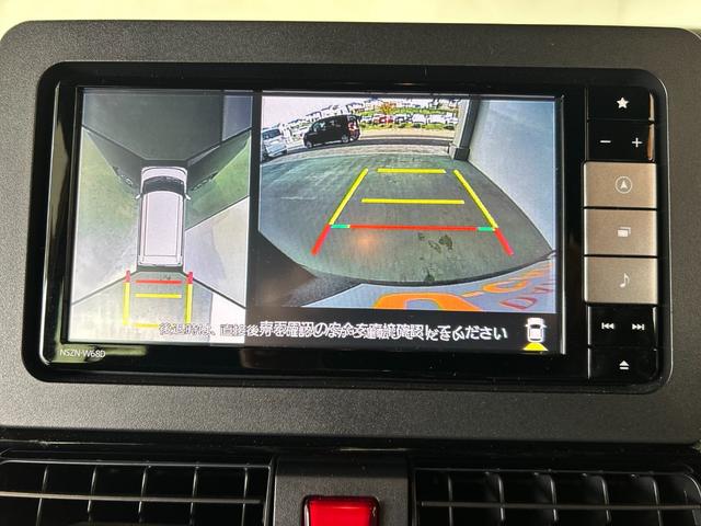 タントカスタムＸ４ＷＤ　ナビ　電動パーキング　両側電動スライドドア　プッシュボタンスタ−ト　コ−ナ−センサ−　衝突被害軽減ブレーキ　アイドリングストップ機能　シ−トヒ−タ−　パノラマモニタ−　ＬＥＤヘッドライト（奈良県）の中古車
