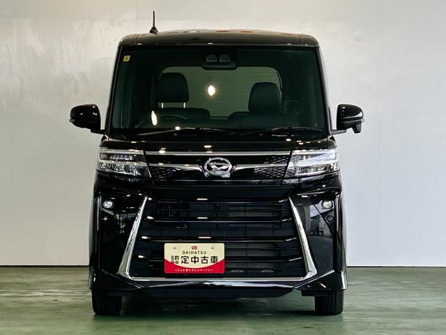タントカスタムＸ４ＷＤ　ナビ　電動パーキング　両側電動スライドドア　プッシュボタンスタ−ト　コ−ナ−センサ−　衝突被害軽減ブレーキ　アイドリングストップ機能　シ−トヒ−タ−　パノラマモニタ−　ＬＥＤヘッドライト（奈良県）の中古車