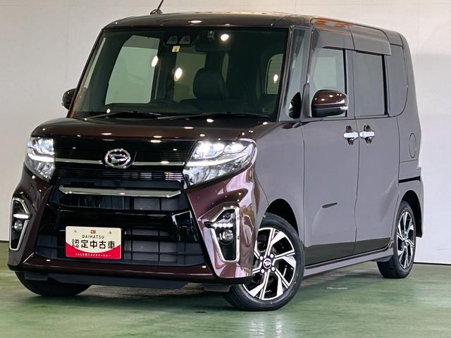 タントカスタムＸナビ　ドラレコ　プッシュボタンスタ−ト　両側電動スライドドア　ロングスライドシ−ト　コ−ナ−センサ−　アイドリングストップ機能　シ−トヒ−タ−　衝突被害軽減ブレーキ　バックカメラ　ＬＥＤヘッドライト（奈良県）の中古車