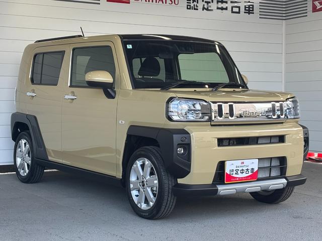 タフトG クロムベンチャーバックカメラ対応 電動パーキングブレーキ 運転席・助手席シートヒーター オートエアコン 電動格納式ドアミラー パワーウィンドウ プッシュスタートスイッチ キーフリーシステム アイドリングストップ機能(奈良県)の中古車