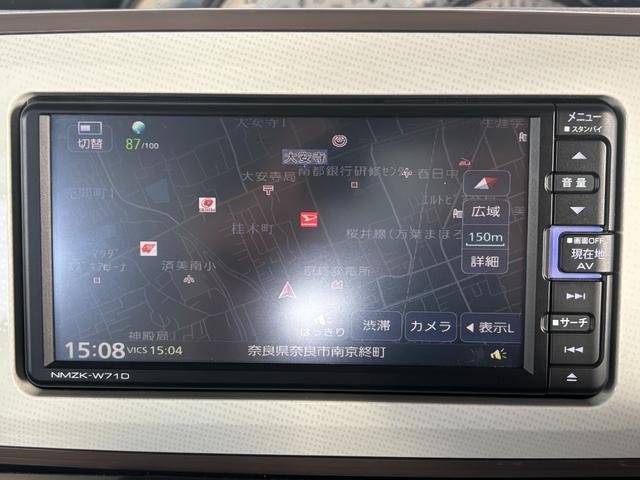 ムーヴキャンバスＧホワイトアクセントＶＳ　ＳＡIIIカーナビゲーション　パノラマカメラ　ＥＴＣ　ドライブレコーダー　オートエアコン　左右パワースライドドア　運転席シートヒーター　アイドリングストップ　ＬＥＤヘッドランプ　電動格納式ドアミラー（奈良県）の中古車