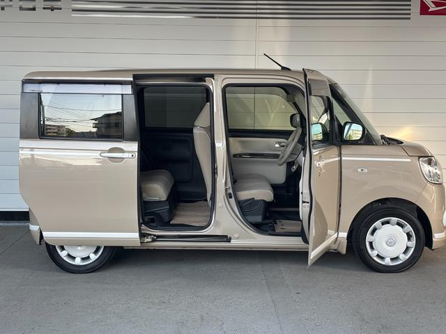 ムーヴキャンバスＧホワイトアクセントＶＳ　ＳＡIIIカーナビゲーション　パノラマカメラ　ＥＴＣ　ドライブレコーダー　オートエアコン　左右パワースライドドア　運転席シートヒーター　アイドリングストップ　ＬＥＤヘッドランプ　電動格納式ドアミラー（奈良県）の中古車