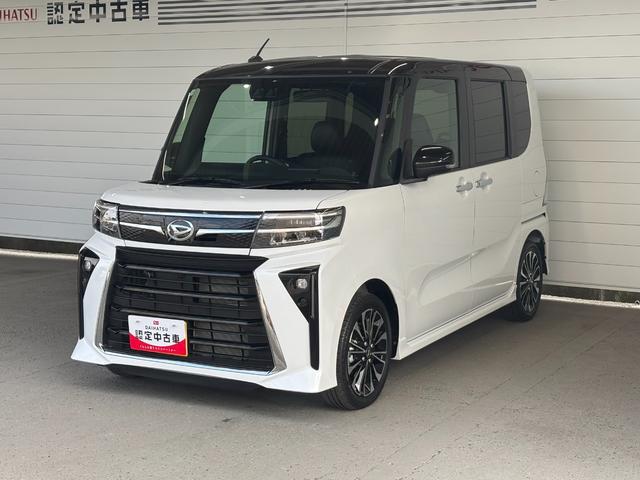 タントカスタムRSディスプレイオーディオ バックカメラ 電動パーキングブレーキ 両側電動スライドドア 運転席・助手席シートヒーター 電動格納式ドアミラー パワーウィンドウ プッシュスタートスイッチ キーフリーシステム(奈良県)の中古車