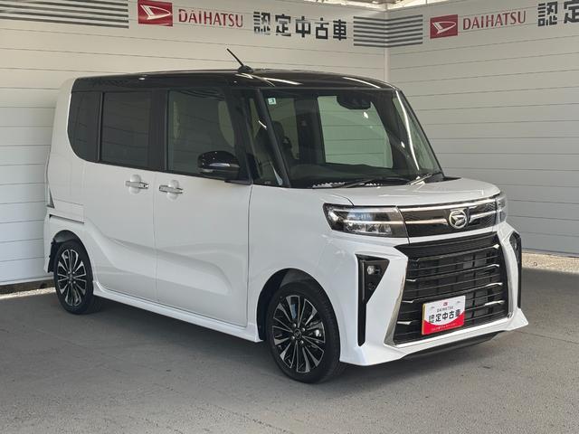 タントカスタムRSディスプレイオーディオ バックカメラ 電動パーキングブレーキ 両側電動スライドドア 運転席・助手席シートヒーター 電動格納式ドアミラー パワーウィンドウ プッシュスタートスイッチ キーフリーシステム(奈良県)の中古車