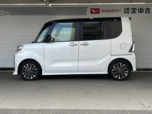 タントカスタムRSディスプレイオーディオ バックカメラ 電動パーキングブレーキ 両側電動スライドドア 運転席・助手席シートヒーター 電動格納式ドアミラー パワーウィンドウ プッシュスタートスイッチ キーフリーシステム(奈良県)の中古車
