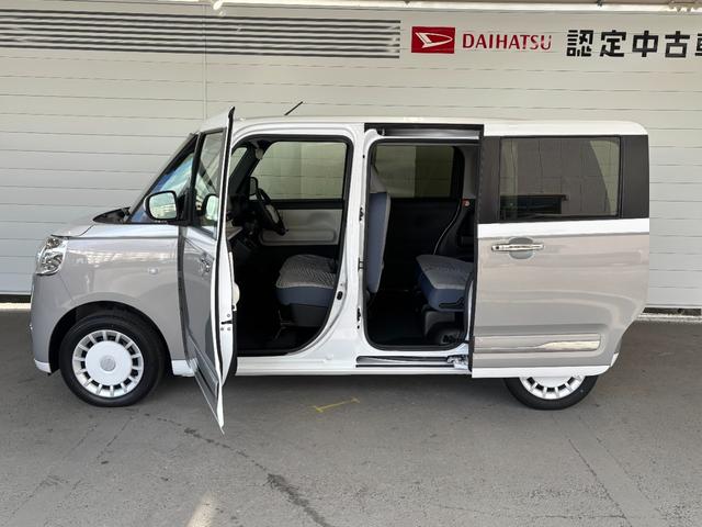 ムーヴキャンバスストライプスＧディスプレイオーディオ　パノラマモニター　両側電動スライドドア　ドライブレコーダー　ＥＴＣ　電動パーキングブレーキ　運転席・助手席シートヒーター　電動格納式ドアミラー　パワーウィンドウ　キーフリー（奈良県）の中古車