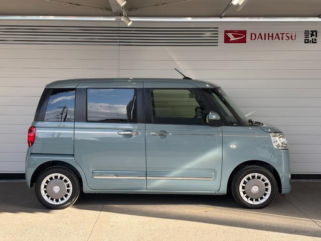 ムーヴキャンバスセオリーＧバックカメラ対応　両側電動スライドドア　電動パーキングブレーキ　運転席・助手席シートヒーター　電動格納式ドアミラー　パワーウィンドウ　オートエアコン　キーフリーシステム　アイドリングストップ機能（奈良県）の中古車