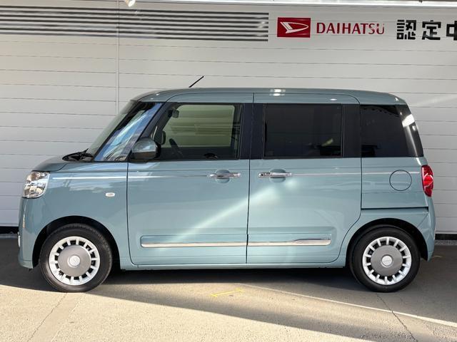 ムーヴキャンバスセオリーＧバックカメラ対応　両側電動スライドドア　電動パーキングブレーキ　運転席・助手席シートヒーター　電動格納式ドアミラー　パワーウィンドウ　オートエアコン　キーフリーシステム　アイドリングストップ機能（奈良県）の中古車