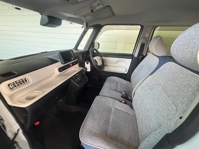 ムーヴキャンバスストライプスＧバックカメラ対応　両側電動スライドドア　電動パーキングブレーキ　運転席・助手席シートヒーター　電動格納式ドアミラー　パワーウィンドウ　プッシュスタートスイッチ　キーフリー　アイドリングストップ機能（奈良県）の中古車