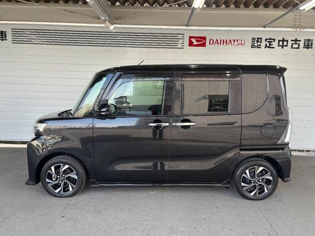 タントカスタムＸナビゲーション　バックカメラ　電動パーキングブレーキ　両側電動スライドドア　ＴＶコントロール　フロントシートヒーター　電動格納式ドアミラー　ＥＴＣ車載器　ドライブレコーダー　パワーウィンドウ（奈良県）の中古車