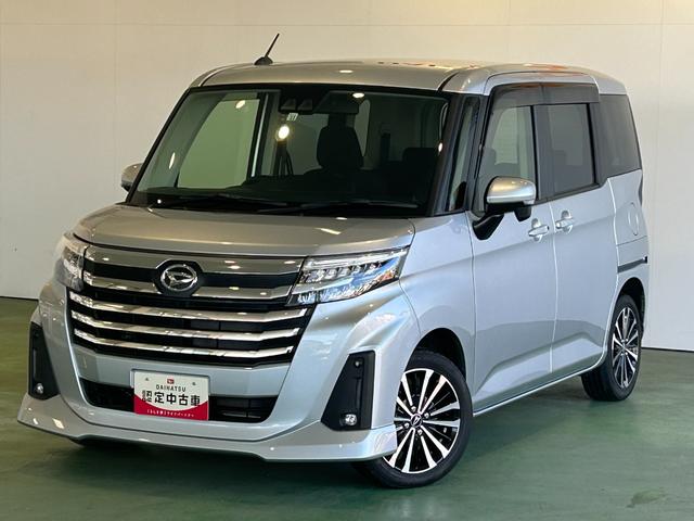 トールカスタムＧ　ターボバックカメラ対応　電動パーキング　両側電動スライドドア　プッシュボタンスタ−ト　衝突被害軽減ブレーキ　アイドリングストップ機能　コ−ナ−センサ−　クル−ズコントロ−ル（奈良県）の中古車