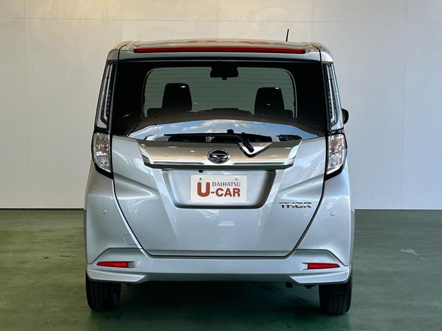 トールカスタムＧ　ターボバックカメラ対応　電動パーキング　両側電動スライドドア　プッシュボタンスタ−ト　衝突被害軽減ブレーキ　アイドリングストップ機能　コ−ナ−センサ−　クル−ズコントロ−ル（奈良県）の中古車