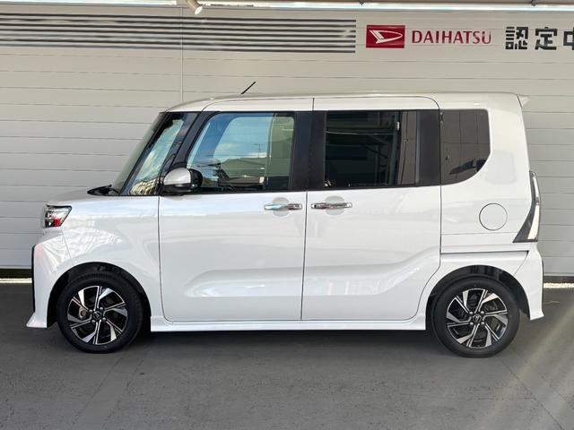 タントカスタムＸ６．８インチディスプレイオーディオ　バックカメラ　両側電動スライドドア　電動パーキングブレーキ　運転席・助手席シートヒーター　電動格納式ドアミラー　パワーウィンドウ　アルミホイール　キーフリーシステム（奈良県）の中古車