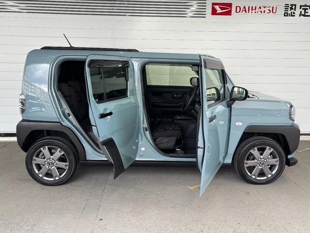 タフトＧターボ　ダーククロムベンチャー１０インチ大画面ナビゲーション　パノラマモニター　ドライブレコーダー　電動パーキングブレーキ　運転席・助手席シートヒーター　電動格納式ドアミラー　パワーウィンドウ　プッシュスタートスイッチ　キーフリー（奈良県）の中古車